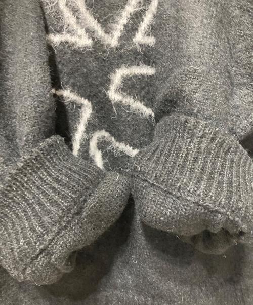 X-LARGE（エクストララージ）X-LARGE (エクストララージ) OLD ENGLISH MOHAIR CREWNECK KNIT ブラック サイズ:Lの古着・服飾アイテム