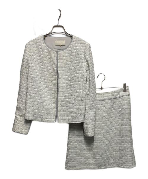 自由区（ジユウク）自由区 (ジユウク) セットアップスーツ ホワイト サイズ:40の古着・服飾アイテム