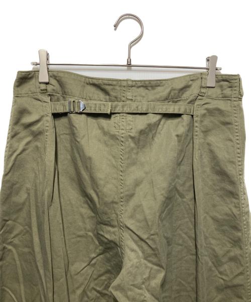 Attick by Johnbull（アティックバイジョンブル）Attick by Johnbull (アティックバイジョンブル) ミリタリーワイドパンツ カーキ サイズ:Ｓの古着・服飾アイテム