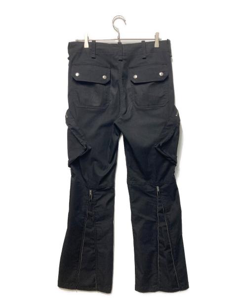 BEAMS（ビームス）BEAMS (ビームス) MULTI POCKET CARGO PANTS ブラック サイズ:Lの古着・服飾アイテム