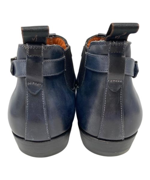 Santoni（サントーニ）Santoni (サントーニ) サイドゴアシューズ ネイビー サイズ:7 1/2の古着・服飾アイテム