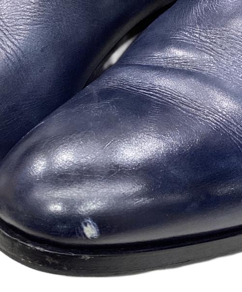 Santoni（サントーニ）Santoni (サントーニ) サイドゴアシューズ ネイビー サイズ:7 1/2の古着・服飾アイテム