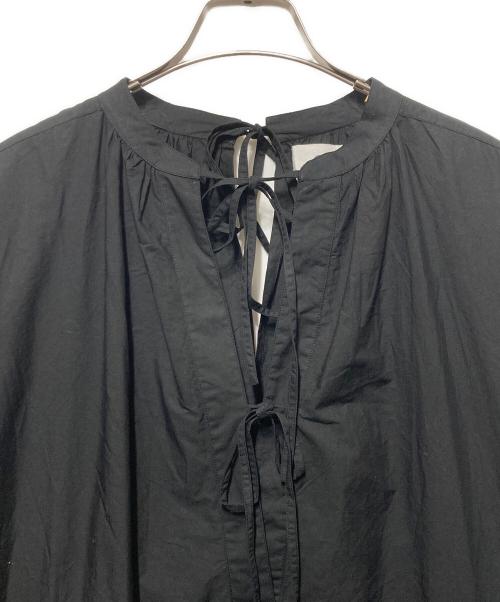 sara mallika（サラマリカ）sara mallika (サラマリカ) Geometric Lace Joint Dress ブラック サイズ:Sの古着・服飾アイテム