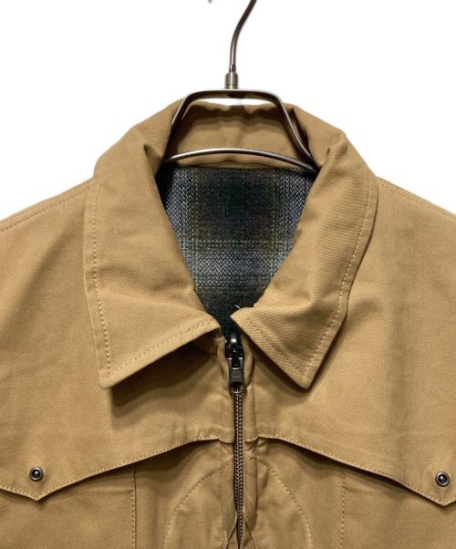 PARANOID（パラノイド）PARANOID (パラノイド) Reversible Hunting Trucker Jacket ベージュ×グリーン サイズ:Ｍの古着・服飾アイテム