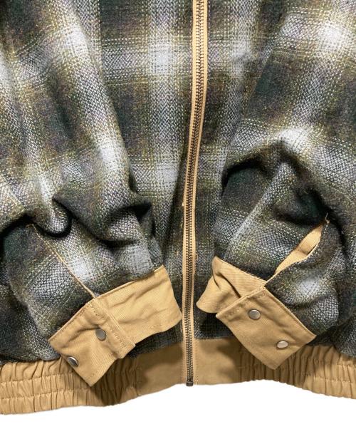 PARANOID（パラノイド）PARANOID (パラノイド) Reversible Hunting Trucker Jacket ベージュ×グリーン サイズ:Ｍの古着・服飾アイテム