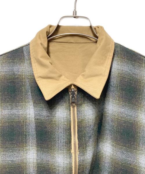 PARANOID（パラノイド）PARANOID (パラノイド) Reversible Hunting Trucker Jacket ベージュ×グリーン サイズ:Ｍの古着・服飾アイテム