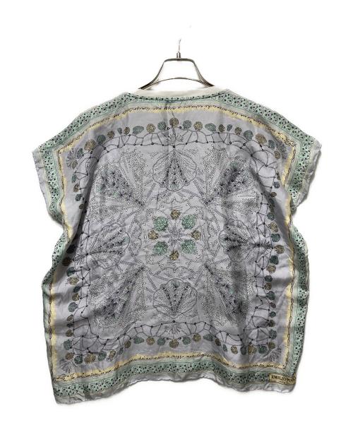 Emilio Pucci（エミリオ プッチ）Emilio Pucci (エミリオ プッチ) スカーフTシャツ ホワイト サイズ:Ｍの古着・服飾アイテム
