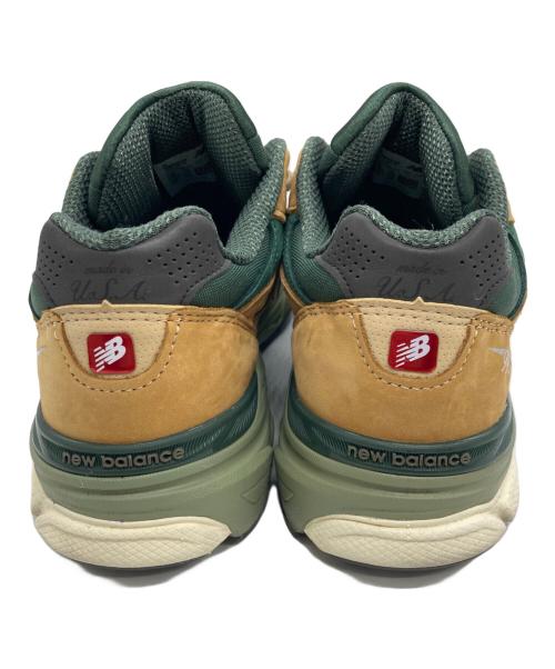 NEW BALANCE（ニューバランス）NEW BALANCE (ニューバランス) スニーカー ベージュ×グリーン サイズ:27の古着・服飾アイテム