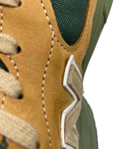 NEW BALANCE（ニューバランス）NEW BALANCE (ニューバランス) スニーカー ベージュ×グリーン サイズ:27の古着・服飾アイテム