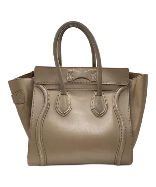 CELINE（セリーヌ）CELINE (セリーヌ) マイクロハンドバッグ ブラウンの古着・服飾アイテム
