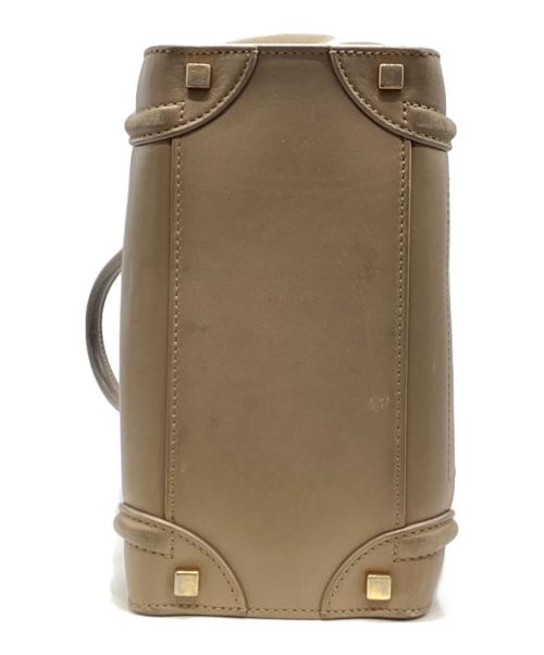 CELINE（セリーヌ）CELINE (セリーヌ) マイクロハンドバッグ ブラウンの古着・服飾アイテム