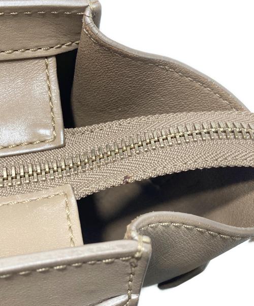 CELINE（セリーヌ）CELINE (セリーヌ) マイクロハンドバッグ ブラウンの古着・服飾アイテム