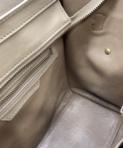 CELINE（セリーヌ）CELINE (セリーヌ) マイクロハンドバッグ ブラウンの古着・服飾アイテム