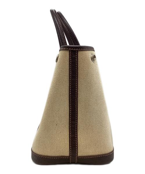 HERMES（エルメス）HERMES (エルメス) ハンドバッグ ベージュ×ブラウンの古着・服飾アイテム