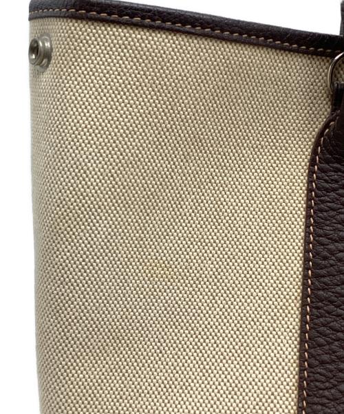 HERMES（エルメス）HERMES (エルメス) ハンドバッグ ベージュ×ブラウンの古着・服飾アイテム