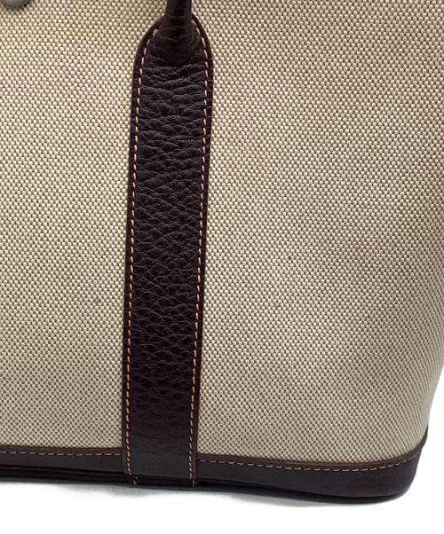 HERMES（エルメス）HERMES (エルメス) ハンドバッグ ベージュ×ブラウンの古着・服飾アイテム