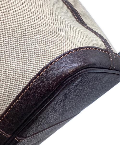 HERMES（エルメス）HERMES (エルメス) ハンドバッグ ベージュ×ブラウンの古着・服飾アイテム