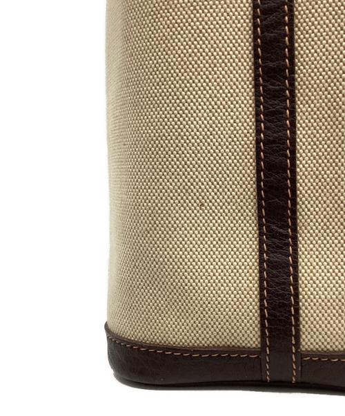 HERMES（エルメス）HERMES (エルメス) ハンドバッグ ベージュ×ブラウンの古着・服飾アイテム