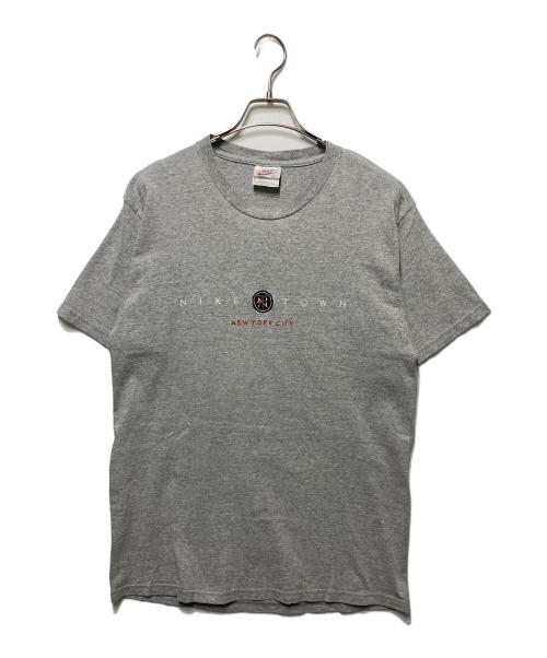 NIKE（ナイキ）NIKE (ナイキ) フロント刺繍Tシャツ グレー サイズ:Mの古着・服飾アイテム