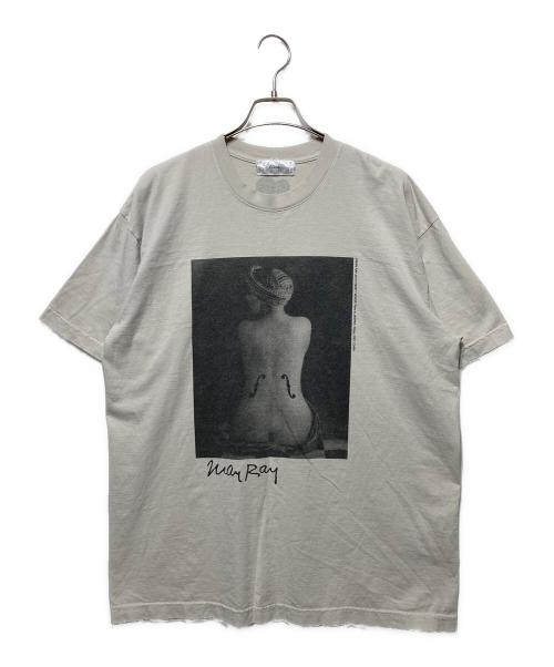 UNFOLLOW（アンフォロー）UNFOLLOW (アンフォロー) LOS ANGELES APPAREL (ロサンゼルスアパレル) プリントTシャツ ホワイト サイズ:Ｌの古着・服飾アイテム