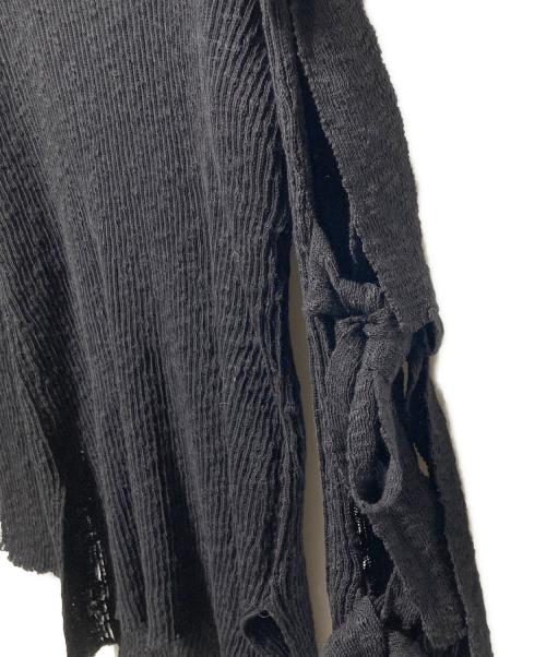 KOTONA（コトナ）KOTONA (コトナ) リボンリブニット ブラック サイズ:freeの古着・服飾アイテム