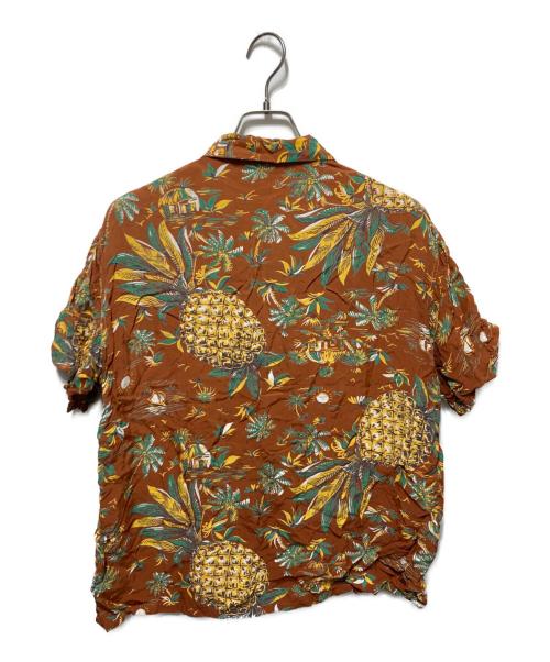MADE IN CALIFORNIA（メイドインカリフォルニア）made in california (メイドインカリフォルニア) 50’S アロハシャツ ブラウン サイズ:Lの古着・服飾アイテム