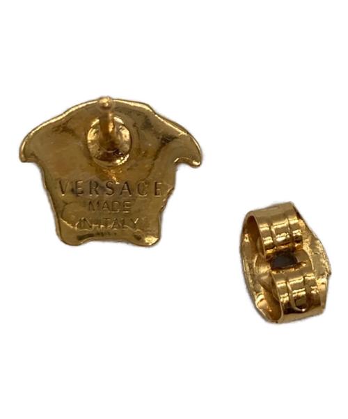 VERSACE（ヴェルサーチェ）VERSACE (ヴェルサーチェ) メドゥーサピアス 金メッキの古着・服飾アイテム