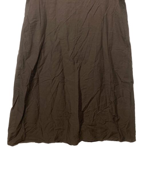 BEAUTY&YOUTH（ビューティーアンドユース）BEAUTY&YOUTH (ビューティーアンドユース) シアー バックリボン ワンピース ブラウン サイズ:Ｓの古着・服飾アイテム