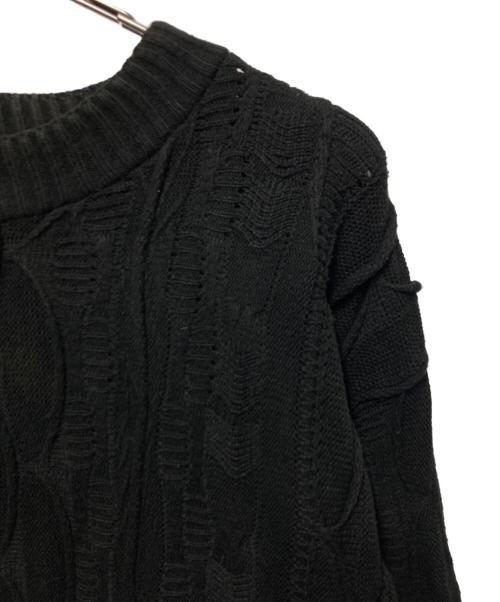 Coogi（クージー）Coogi (クージー) 3Dニット ブラック サイズ:XXLの古着・服飾アイテム