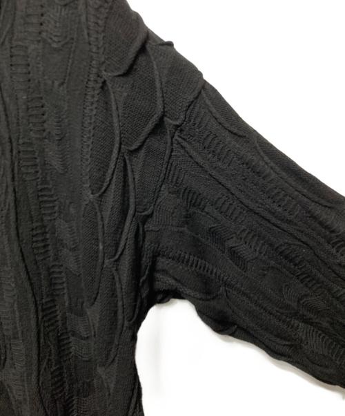 Coogi（クージー）Coogi (クージー) 3Dニット ブラック サイズ:XXLの古着・服飾アイテム