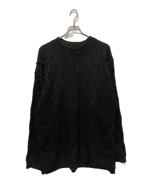 Coogi（クージー）Coogi (クージー) 3Dニット ブラック サイズ:XXLの古着・服飾アイテム