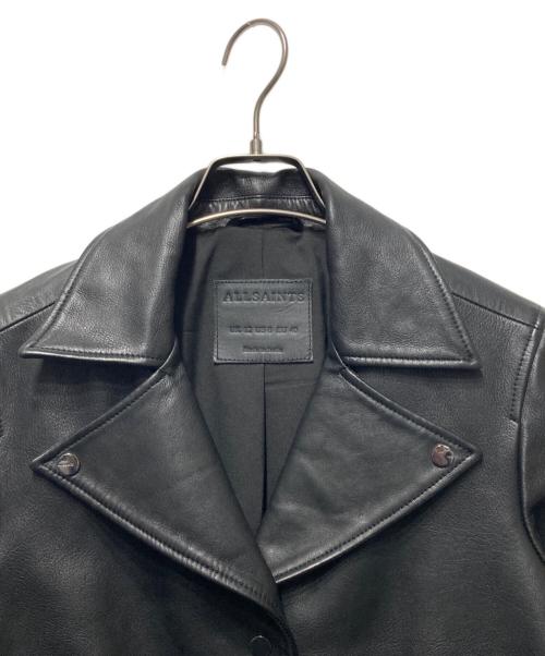 ALL SAINTS（オールセインツ）ALL SAINTS (オールセインツ) レザージャケット ブラック サイズ:40の古着・服飾アイテム