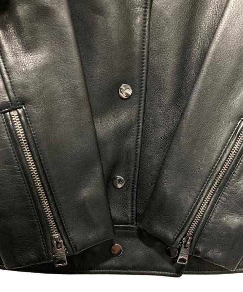 ALL SAINTS（オールセインツ）ALL SAINTS (オールセインツ) レザージャケット ブラック サイズ:40の古着・服飾アイテム