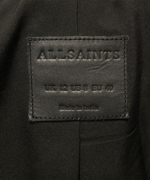 ALL SAINTS（オールセインツ）ALL SAINTS (オールセインツ) レザージャケット ブラック サイズ:40の古着・服飾アイテム
