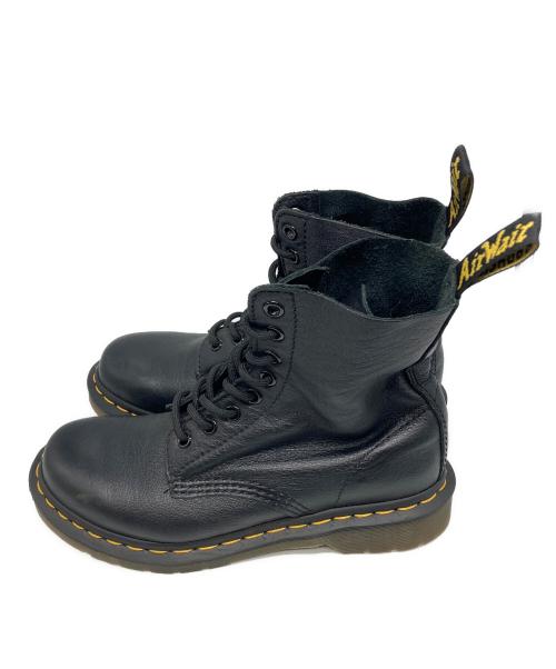 Dr.Martens（ドクターマーチン）Dr.Martens (ドクターマーチン) PASCAL VIRGINIA 8 ホールブーツ ブラック サイズ:UK4の古着・服飾アイテム