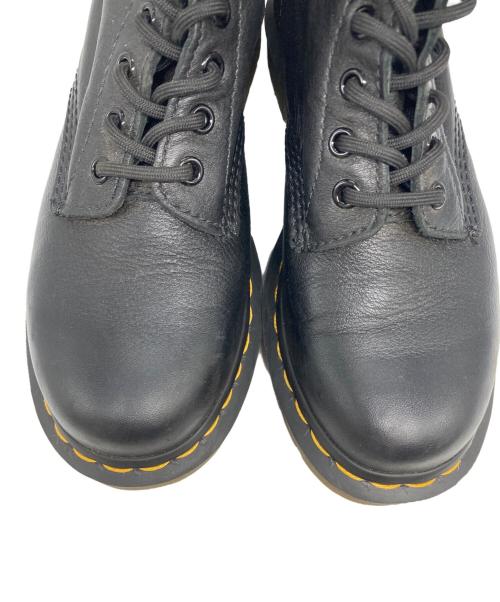 Dr.Martens（ドクターマーチン）Dr.Martens (ドクターマーチン) PASCAL VIRGINIA 8 ホールブーツ ブラック サイズ:UK4の古着・服飾アイテム