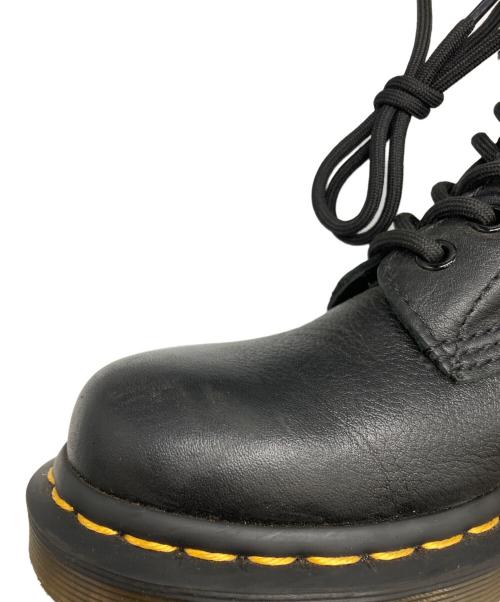 Dr.Martens（ドクターマーチン）Dr.Martens (ドクターマーチン) PASCAL VIRGINIA 8 ホールブーツ ブラック サイズ:UK4の古着・服飾アイテム