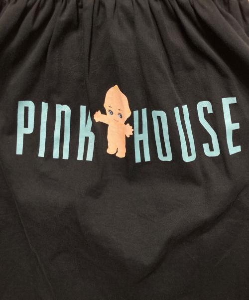 PINK HOUSE（ピンクハウス）PINK HOUSE (ピンクハウス) キューピープリントジャンパースカート ブラック サイズ:FREEの古着・服飾アイテム