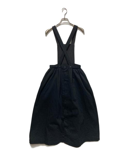 PINK HOUSE（ピンクハウス）PINK HOUSE (ピンクハウス) キューピープリントジャンパースカート ブラック サイズ:FREEの古着・服飾アイテム