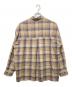 AURALEE (オーラリー) SUPER LIGHT WOOL CHECK SHIRTS ブラウン サイズ:4：18000円