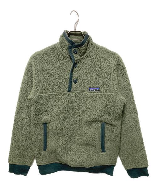 Patagonia（パタゴニア）Patagonia (パタゴニア) シアーリングボタンプルオーバー カーキ サイズ:XXSの古着・服飾アイテム