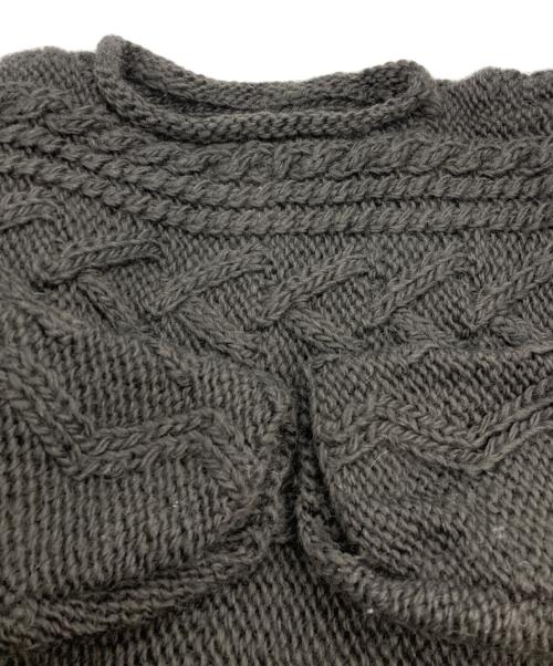 RHC Ron Herman（アールエイチシー ロンハーマン）RHC Ron Herman (アールエイチシー ロンハーマン) パッチワークケーブルニット グレー サイズ:-の古着・服飾アイテム