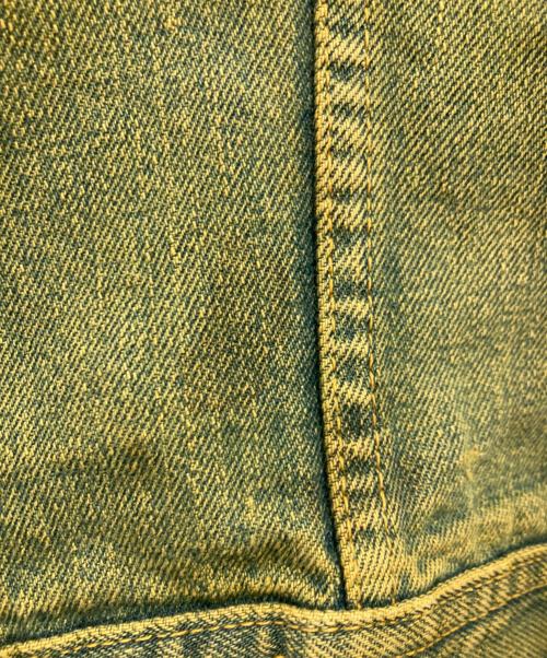 LEE（リー）LEE (リー) 70’S 後染めデニムジャケット イエロー サイズ:-の古着・服飾アイテム