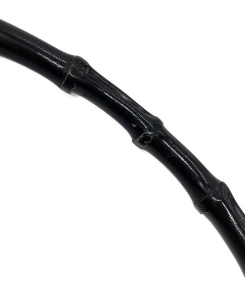 GUCCI（グッチ）GUCCI (グッチ) バンブーナイロン2WAYバッグ ブラックの古着・服飾アイテム