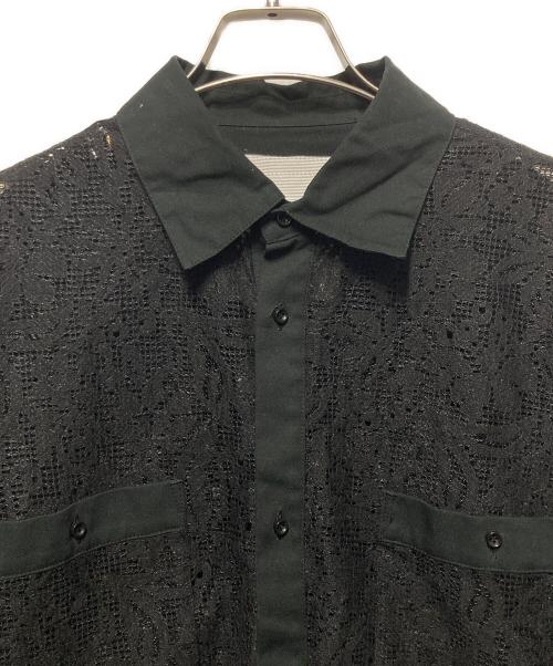 WANSIE（ワンジー）WANSIE (ワンジー) WORKERS DRESS SHIRT ブラック サイズ:Ｍの古着・服飾アイテム