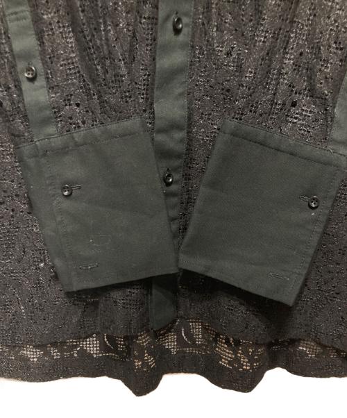 WANSIE（ワンジー）WANSIE (ワンジー) WORKERS DRESS SHIRT ブラック サイズ:Ｍの古着・服飾アイテム