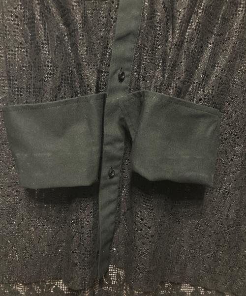 WANSIE（ワンジー）WANSIE (ワンジー) WORKERS DRESS SHIRT ブラック サイズ:Ｍの古着・服飾アイテム