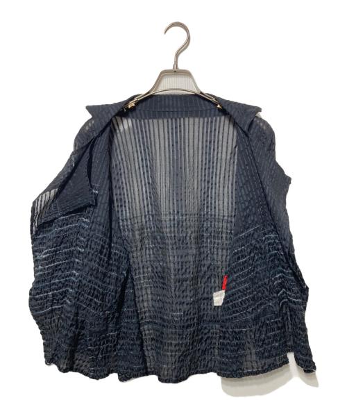 HaaT（ハート）HaaT (ハート) シワ加工プリーツセットアップ ネイビー サイズ:2の古着・服飾アイテム