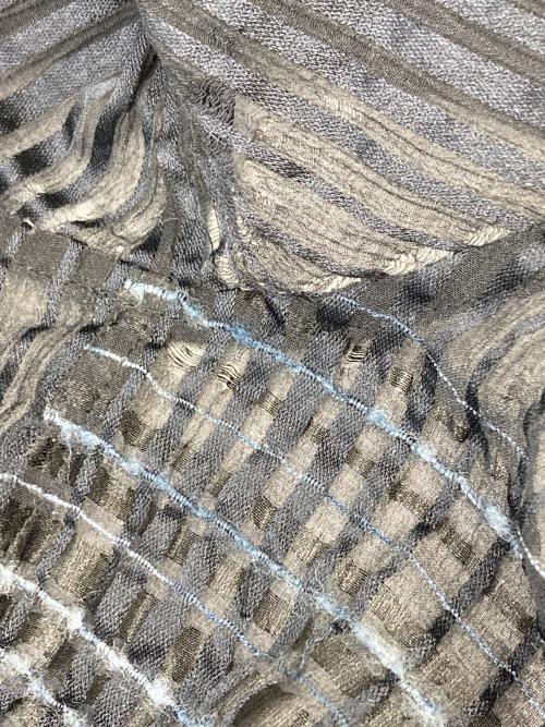 HaaT（ハート）HaaT (ハート) シワ加工プリーツセットアップ ネイビー サイズ:2の古着・服飾アイテム