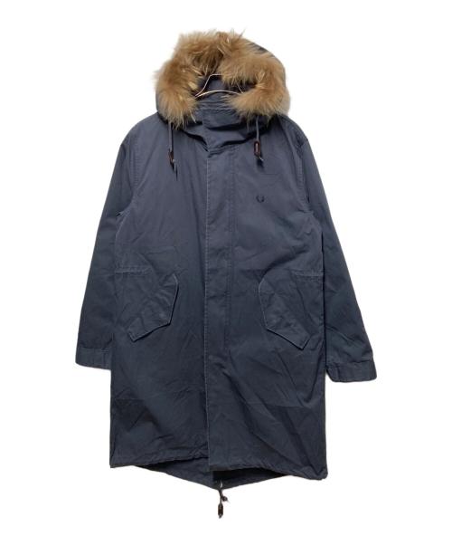 FRED PERRY（フレッドペリー）FRED PERRY (フレッドペリー) ダウンライナー付フィッシュテールモッズコート ネイビー サイズ:Lの古着・服飾アイテム